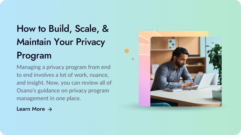Privacy Program Pillar